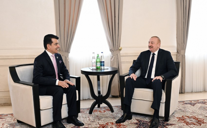   Präsident Ilham Aliyev empfing den Generaldirektor von ICESCO in Schuscha  