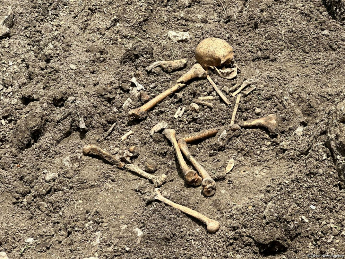  Azerbaiyán descubre fragmentos de huesos en la aldea liberada de Malibeyli