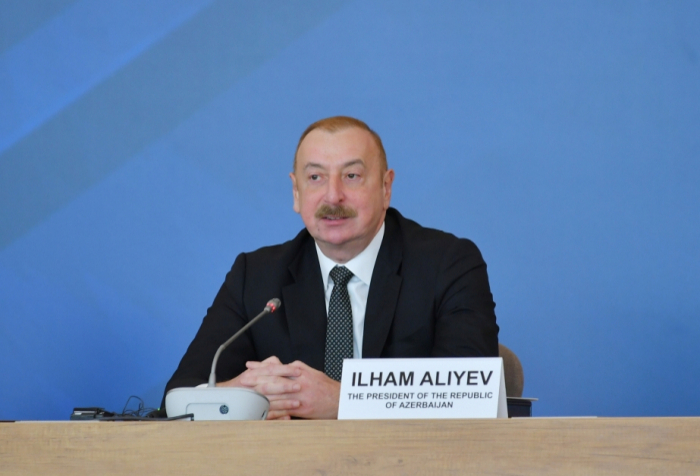     Presidente Ilham Aliyev:   "Declarar la ciudad de Shusha Capital Cultural del Mundo Islámico es una muestra de respeto del mundo musulmán hacia Azerbaiyán"  