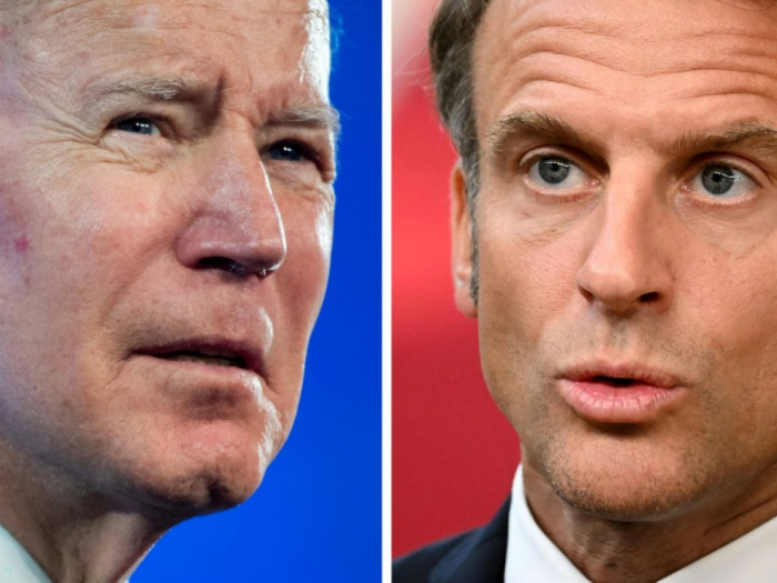 Biden reçu par Macron en visite d