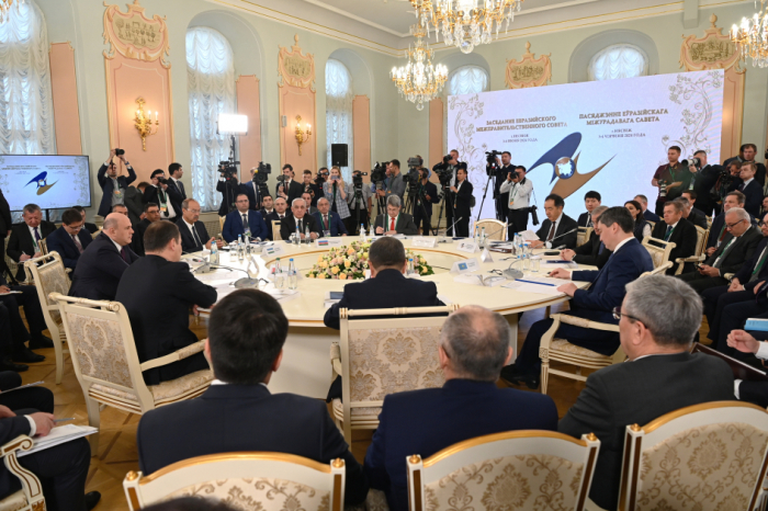 El Primer Ministro de Azerbaiyán participó como invitado en la reunión del Consejo Intergubernamental Euroasiático en Minsk