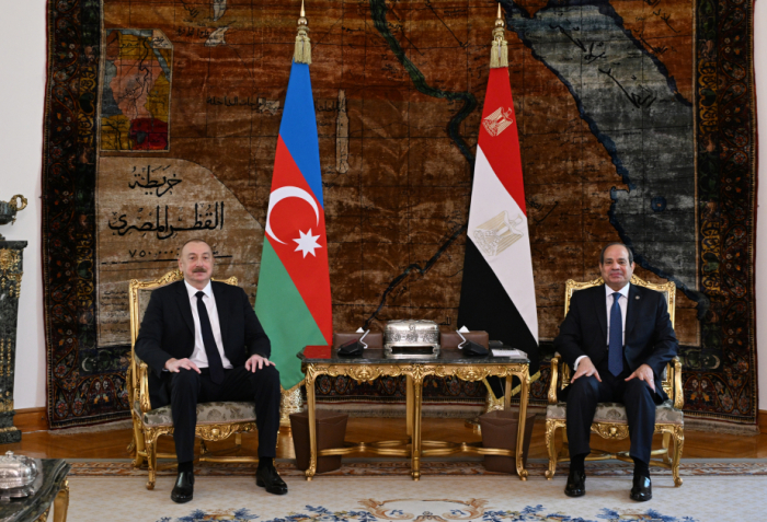 Ilham Aliyev et Abdel Fattah al-Sissi se sont entretenus en tête-à-tête 