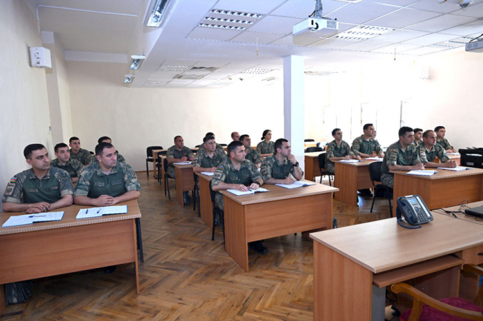 Military Police Department personnel hold training course