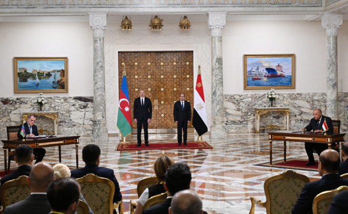 L’Azerbaïdjan et l’Egypte signent un certain nombre de documents - PHOTOS