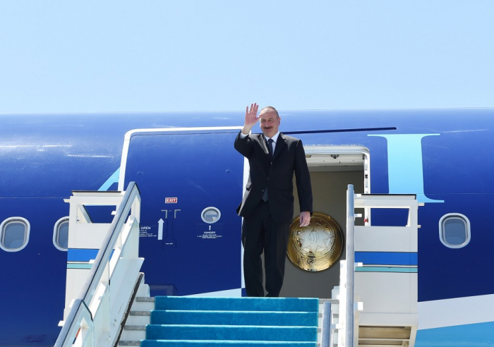   Presidente Ilham Aliyev llega a Türkiye para una visita de trabajo  
