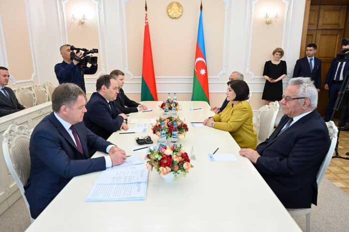   Azerbaijani Parliament speaker meets with Belarusian PM  