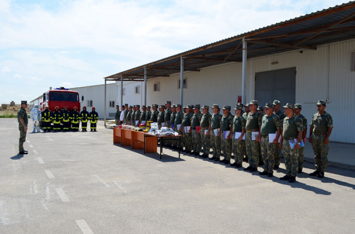   Fire protection team leaders hold training-methodical session - Azerbaijan MoD  