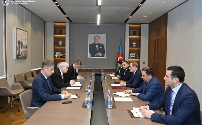   Außenminister Bayramov trifft sich mit dem Sonderbeauftragten des russischen Außenministeriums  