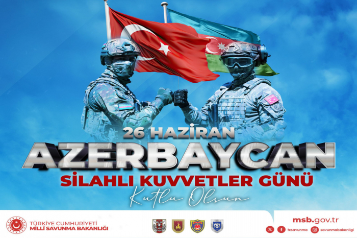 Turkish Defense Ministry extends congratulations on Azerbaijan’s Armed Forces Day