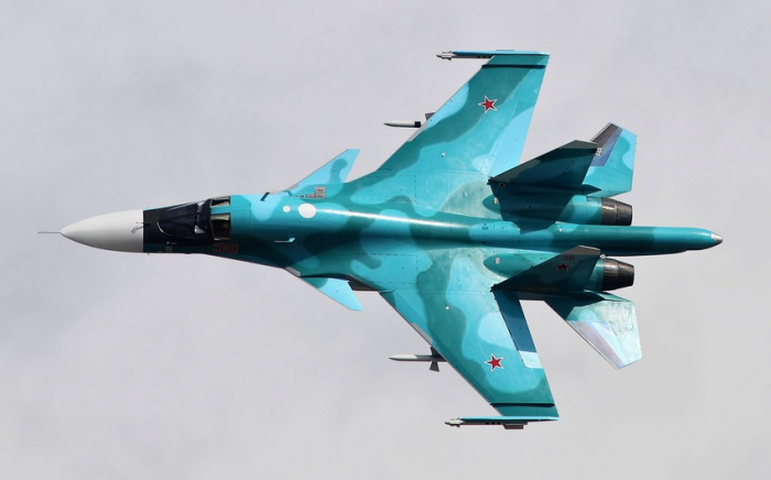 Un cazabombardero ruso se estrella durante un vuelo de entrenamiento