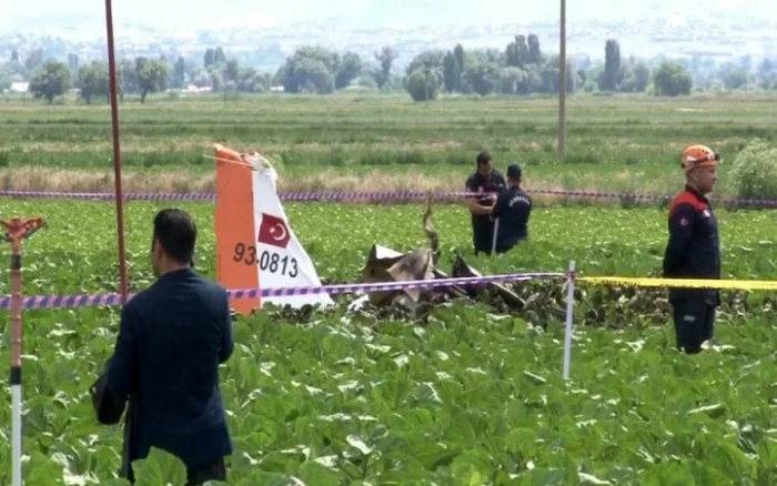    Türkiyədə təyyarə qəzası:    Ölənlər var      