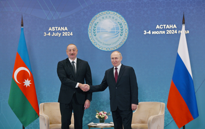  Les présidents Ilham Aliyev et Vladimir Poutine se réunissent à Astana - PHOTOS