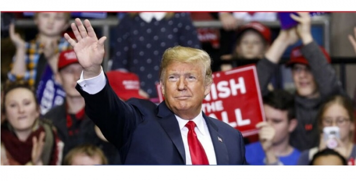 Trump appeares for first time at public event since assassination attempt