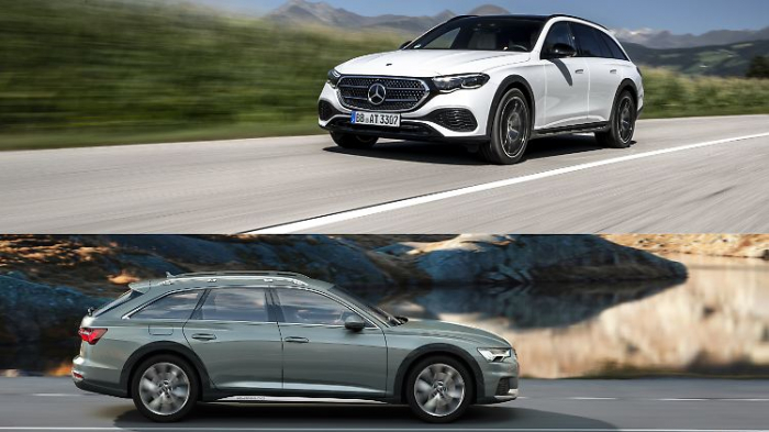   Mercedes E 450 d All Terrain vs. Audi A6 Allroad 55 TDI quattro  