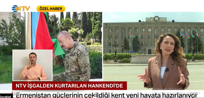    NTV telekanlı Qarabağdan xüsusi reportaj hazırladı   