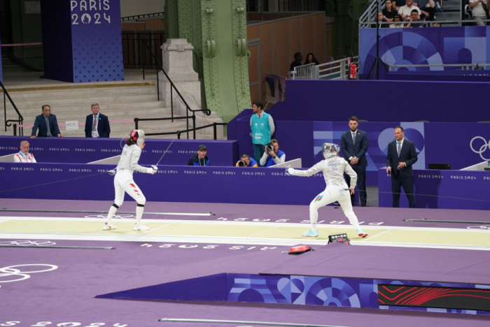 Azerbaijani fencer qualifies for 1/8 finals at Paris 2024 Olympics