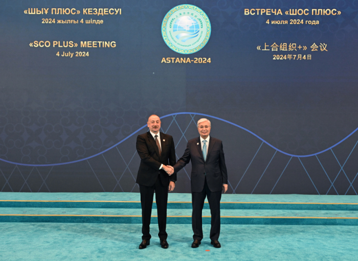 President Ilham Aliyev attends "SCO plus" format meeting - UPDATED