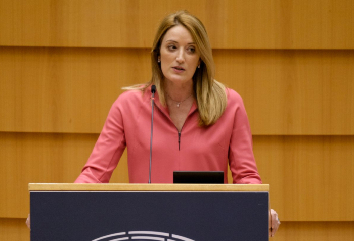 Roberta Metsola reelegida presidenta de Parlamento Europeo