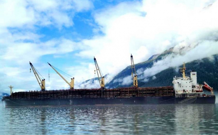 "Xocalı" gəmisi Kanadadan Çinə gedir