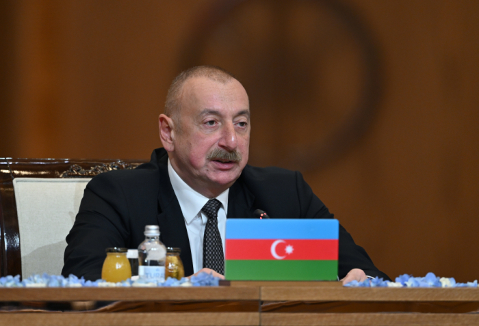     Presidente Ilham Aliyev:   "Azerbaiyán juega un papel importante en el desarrollo del corredor de transporte Norte-Sur"  