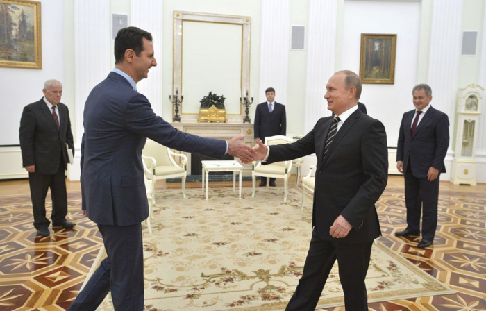   Poutine a reçu Bachar el-Assad à Moscou  