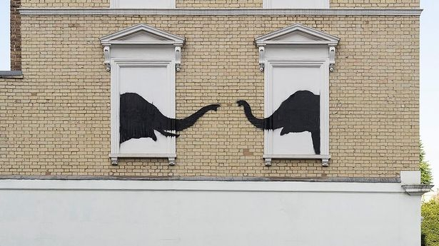 Second Banksy artwork in two days appears in London