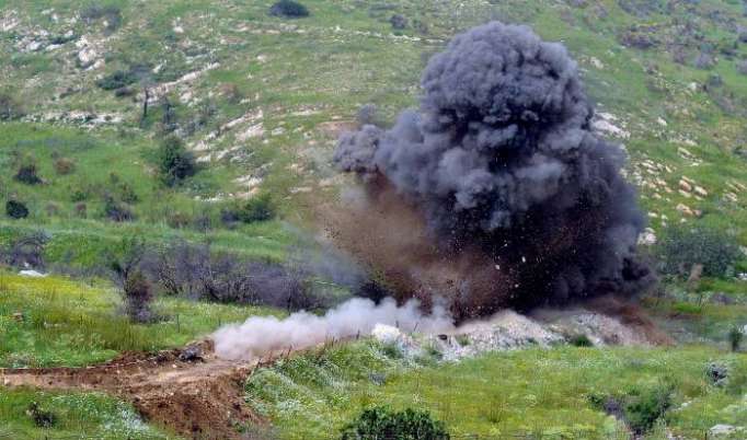  Armenia-planted mine in Azerbaijan