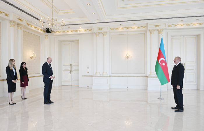   President Ilham Aliyev receives credentials of incoming ambassador of Australia to Azerbaijan  