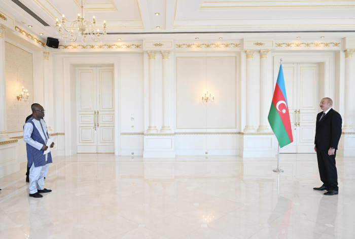  President Ilham Aliyev accepts credentials of incoming ambassador of Burkina Faso to Azerbaijan 