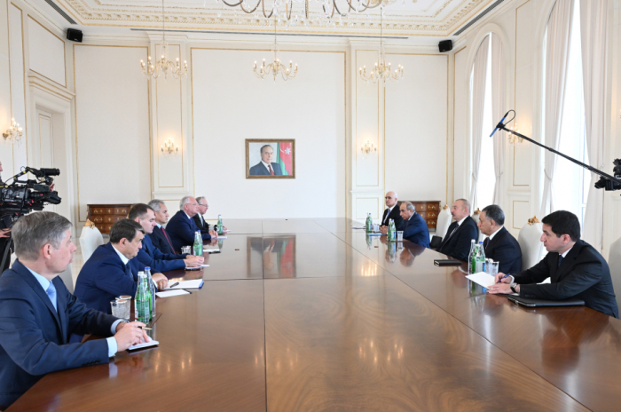   President Ilham Aliyev receives Secretary of Russian Federation Security Council  