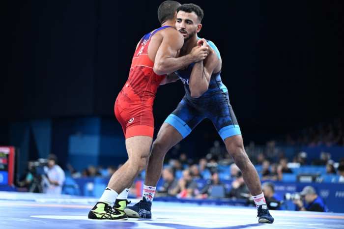 Azerbaijani wrestler into Paris 2024 quarterfinals