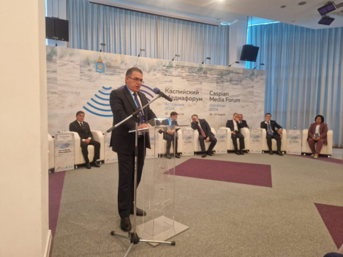 Azerbaijani delegation takes part in IX Caspian Media Forum in Russia