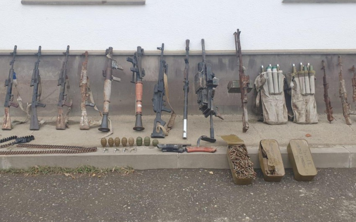   Azerbaijani police seize weaponry and ammo in liberated territories  