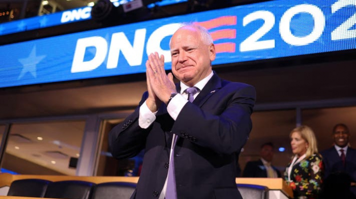 Tim Walz officially accepts nomination for US vice president at Democratic National Convention