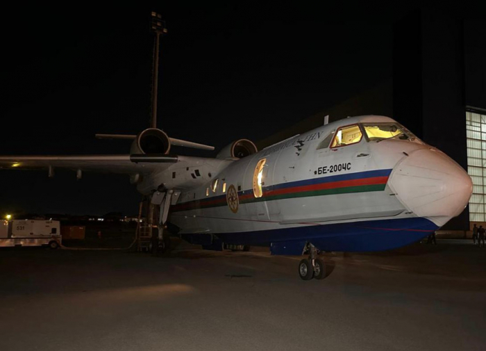 Azerbaijani amphibious aircraft continues to extinguish forest fires in Türkiye -   VIDEO  