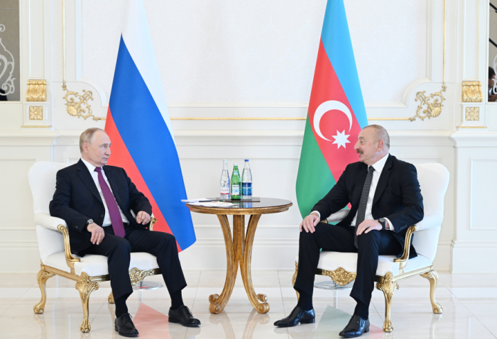  President Ilham Aliyev: Azerbaijan is very pleased with the level of mutual cooperation with Russia 