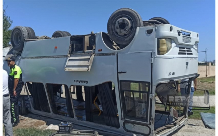  Bakı-Sumqayıt yolunda iki avtobus toqquşub:  Ölən və yaralılar var - YENİLƏNİB  