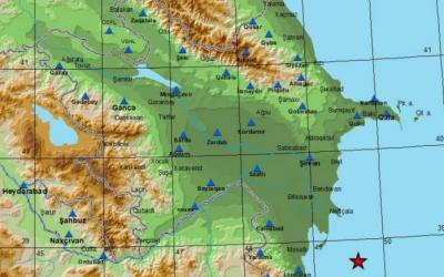  Se produjo un terremoto en el Mar Caspio 