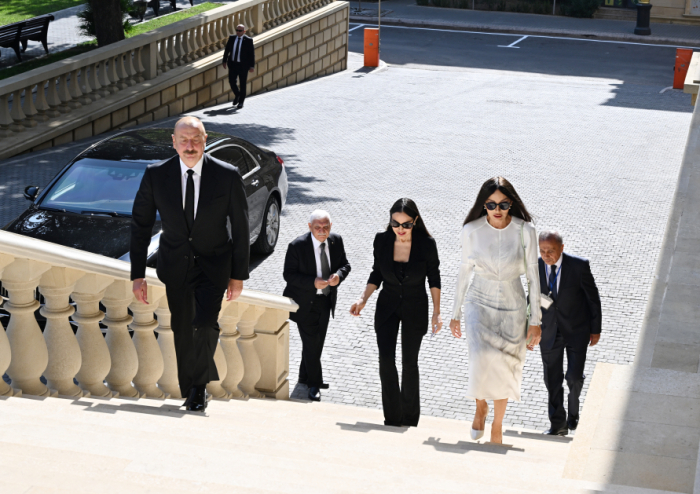  President Ilham Aliyev, First Lady Mehriban Aliyeva cast votes in parliamentary elections 