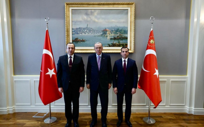   Turkish president receives Azerbaijani delegation  