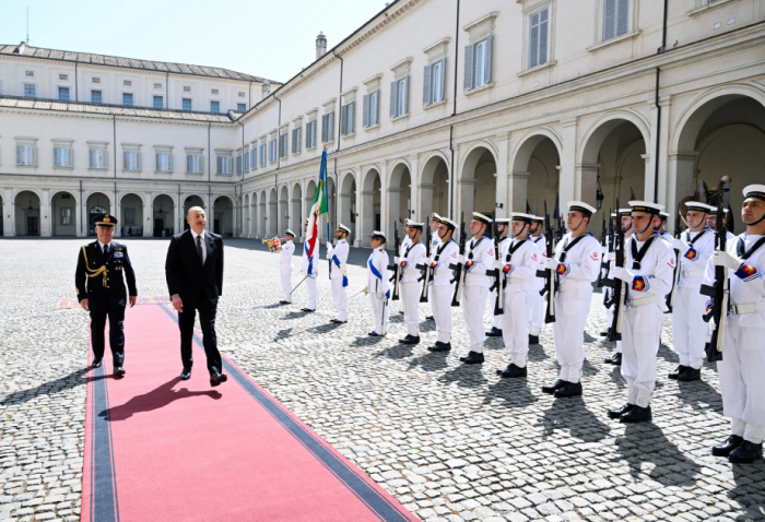  Le président Ilham Aliyev déjeune avec son homologue italien Sergio Mattarella -  PHOTOS  