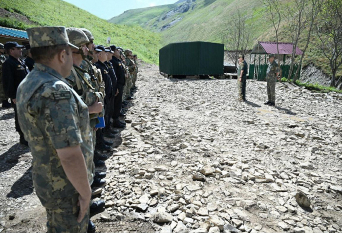 Leadership of Defense Ministry inspects combat training of units