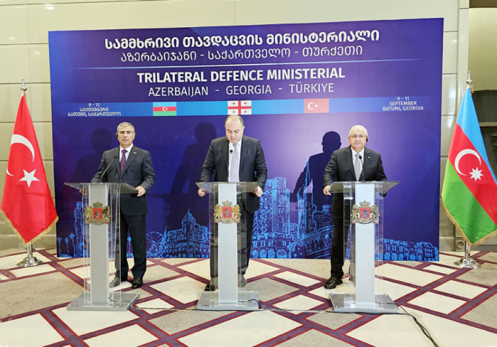 Defense Ministers of Azerbaijan, Georgia, Türkiye gather for 11th trilateral meeting in Batumi