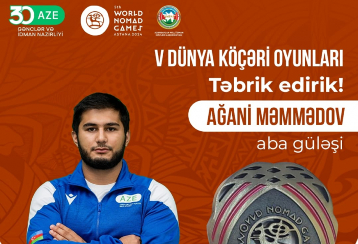 Azerbaijani athlete claims bronze at World Nomad Games