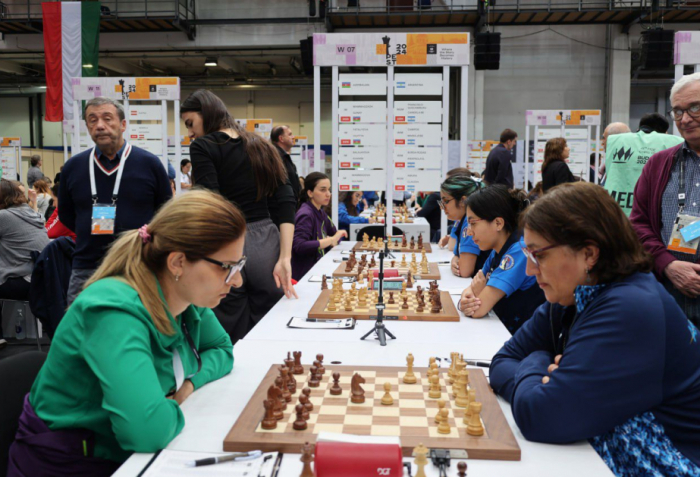 Azerbaijani chess players start R3 of FIDE Chess Olympiad with win and draw