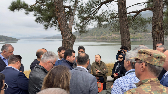 Members of diplomatic corps visit Sugovushan and Sarsang reservoirs