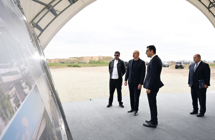 Aghdam : Pose de la première pierre du stade Imaret