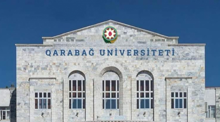   Präsident Ilham Aliyev nimmt an der Eröffnung der renovierten Karabach-Universität teil  