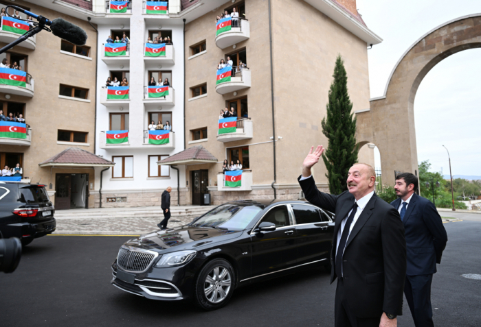 Azerbaijani President attend opening of Garabagh University