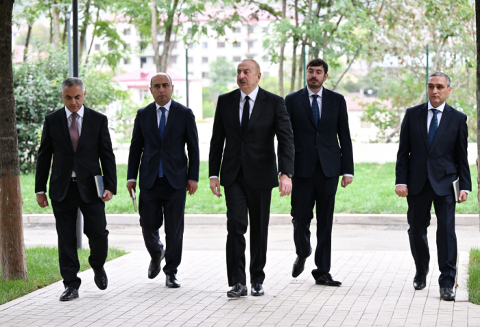    Prezident Qarabağ Universitetinin təmirdən sonra açılışında iştirak edib   